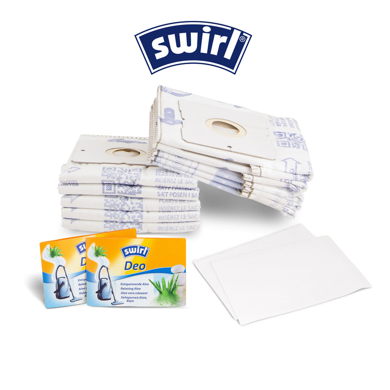 SWIRL® SAC ASPIRATEUR Y05® (10 sacs + 2 déos)