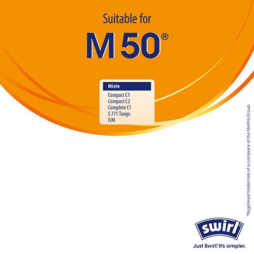 SWIRL® SAC ASPIRATEUR M50® (10 sacs + 2 déos)